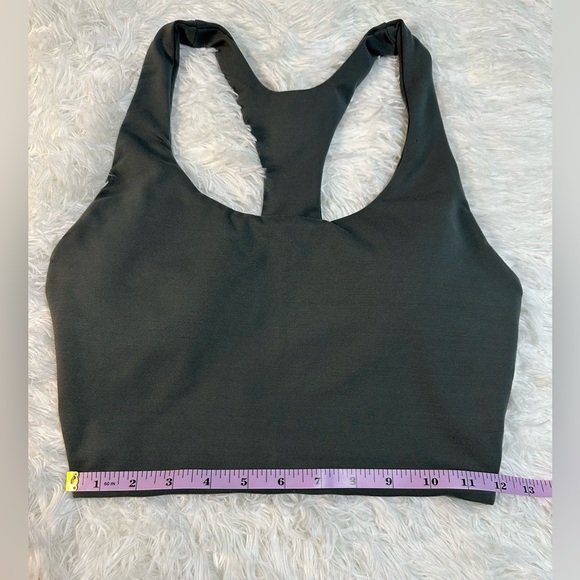 Bombshell Tank Bra Sport Gym Workout Yoga Fitness Green Médium Woman’s - Picture 7 of 8